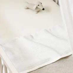 Meyco Baby Uni Hoeslaken Wieg - 40 x 80/90 cm - Jersey - Nature><noscript><img width=