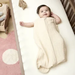 Meyco Baby Uni Hoeslaken Wieg - 40 x 80/90 cm - Jersey - Nature><noscript><img width=