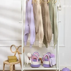 Meyco Baby Uni Zomer Slaapoverall Jumper - 104 cm - Pre-Washed Hydrofiel - Sand><noscript><img width=