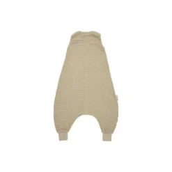 Meyco Baby Uni Zomer Slaapoverall Jumper - 80 cm - Pre-Washed Hydrofiel - Sand> 4-Seizoenen Slaapzakken|Zomer Slaapzakken