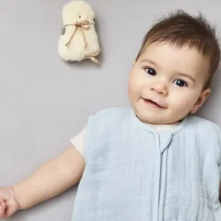 Meyco Baby Uni Zomerslaapzak - 110 cm - Pre-Washed Hydrofiel - Soft Sand><noscript><img width=