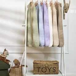 Meyco Baby Uni Zomerslaapzak - 90 cm - Pre-Washed Hydrofiel - Soft Sand><noscript><img width=