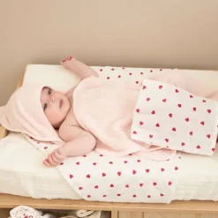 Meyco Baby Washandjes Hydrofiel Sweet Heart Red 20 x 17 cm 3-Pack><noscript><img width=