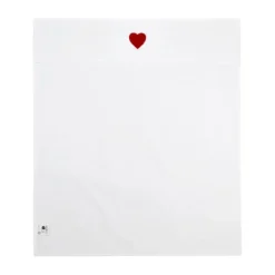 Meyco Baby Wieglaken Sweet Heart Red 75 x 100 cm> Wieglakens