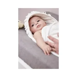 Meyco Badcape Badstof Ruffle Offwhite><noscript><img width=