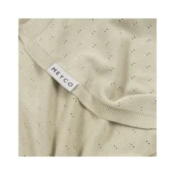Meyco Ledikantdeken Ajour Bamboe Soft Sand 100 x 150 cm> Ledikantdekens