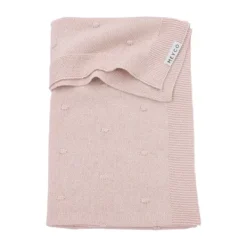 Meyco Ledikantdeken Mini Knots Sand Teddy 100x150cm><noscript><img width=