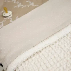 Meyco Ledikantdeken Wafel Teddy Greige 100 x 150 cm><noscript><img width=