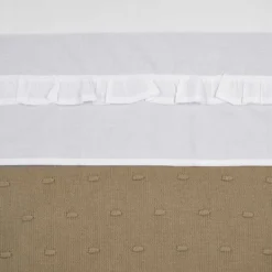 Meyco Ledikantlaken Ruffle White 100 x 150 cm> Ledikantlakens