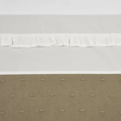 Meyco Ledikantlaken Ruffle White 100 x 150 cm> Ledikantlakens