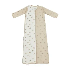 Meyco Slaapzak 4-Seizoenen Deluxe - One Size - Jersey - Ginkgo - Soft Sand><noscript><img width=