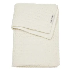 Meyco Wiegdeken Wafel Teddy Greige 75 x 100 cm> Wiegdekens