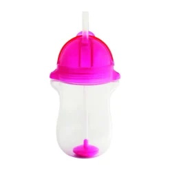 Munchkin Click Lock Tip & Sip Sippy Straw Beker - Blue> Bekers