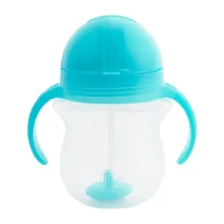 Munchkin Click Lock Tip & Sip Straw Beker - Blue><noscript><img width=
