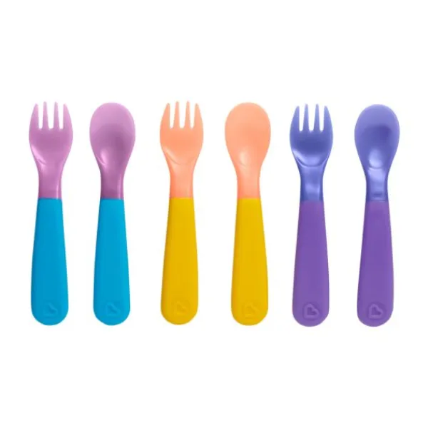 Munchkin Color Changing Forks & Spoons 6-pack> Bestek