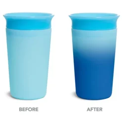 Munchkin Miracle 360 Trainer Changing Color Beker - 12mnd+ - 266ml - Yellow> Bekers