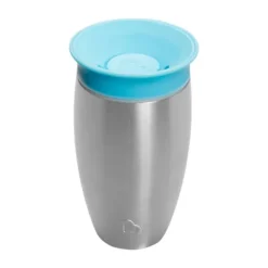 Munchkin Stainless Steel Miracle Sippy Cup - Blue> Bekers