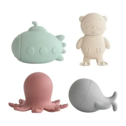 Mushie Sealife Badspeelgoed - 4 Stuks> Badspeelgoed