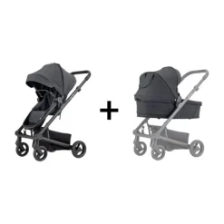 Mutsy Kinderwagen Nexo Plus Complete Black Frame - Black Grip - Black><noscript><img width=