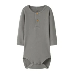 Name It Kab Button Romper - Maat 68 - Shadow> Rompertjes