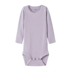 Name It Kab Lace Romper - Maat 62 - Lavender Gray> Rompertjes