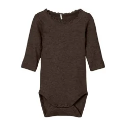 Name It Lace Romper - Kab NOOS - Delicioso Melange - Maat 80> Rompertjes
