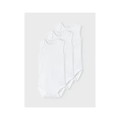 Name It Romper Zonder Mouw 3-Pack Bright White 56><noscript><img width=