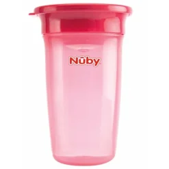 Nûby Beker Wonder 360 Roze 300ml 6mnd+> Bekers