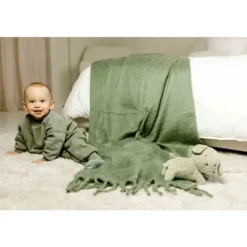 Nijntje Snuffie Knuffel - Green Flower - 25 cm><noscript><img width=