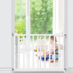 Noma Traphek Protection Hout Wit (64 cm - 100 cm)> Traphekken Configuratiesysteem|Traphekken Met Rolsysteem