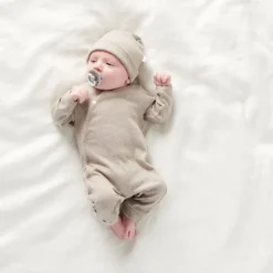 Noppies Muts Rib Nevel Oatmeal><noscript><img width=