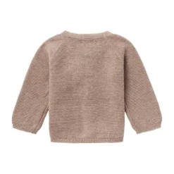Noppies Vest Knit Naga Taupe Melange  maat 62> Vestjes