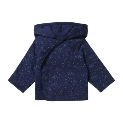 Noppies Vest Omkeerbaar Naper Print Black Iris 56> Vestjes