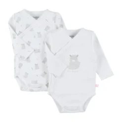 Noukie's F&O Overslagrompers - 2 Stuks - 00 Mnd - Biokatoen><noscript><img width=