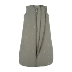 Noukie's F&O Slaapzak Met Borduursel - Maat 70 cm - Gewatteerde Mousseline - Kaki><noscript><img width=