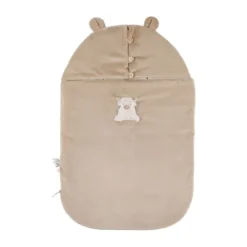 Noukie's F&O Voetenzak Autostoel - Veloudoux - Beige> Accessoires Autostoel