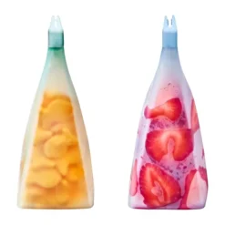 OXO Tot Bewaarzakken - 2 Pack - Silicone - Opal & Dusk><noscript><img width=