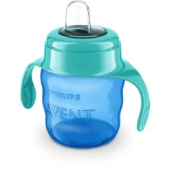 Philips Avent Beker Met Drinktuit 200ml Blauw SCF551/05><noscript><img width=