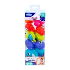 Playgro Badspeelgoed - Mini Marine Squirtees - 10 Stuks> Badspeelgoed