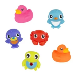 Playgro Badspeelgoed - Mini Marine Squirtees - 10 Stuks><noscript><img width=