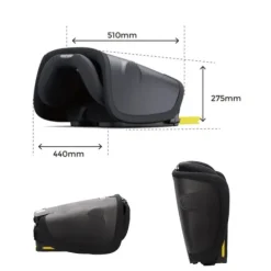 Puck autostoel JIM-black opvouwbaar Groep 1/2/3 (76-150 cm)><noscript><img width=