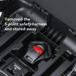 Puck autostoel JIM-black opvouwbaar Groep 1/2/3 (76-150 cm)><noscript><img width=