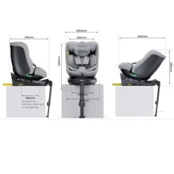 Puck Autostoel JUNE-sand Draaibaar Groep 0/1/2/3 (40-150 cm)><noscript><img width=