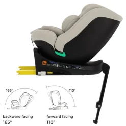 Puck Autostoel JUNE-sand Draaibaar Groep 0/1/2/3 (40-150 cm)><noscript><img width=