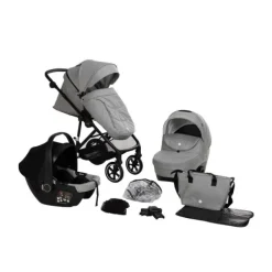 Puck Kinderwagen 3-in-1 Carl Grijs> Wandelwagens|Complete Kinderwagens