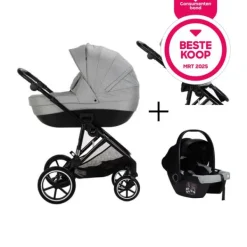 Puck Kinderwagen 3-in-1 Carl Grijs><noscript><img width=
