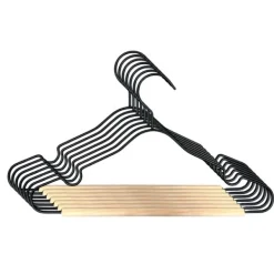 Puck Kledinghanger Velours Ecru (6 stuks)><noscript><img width=