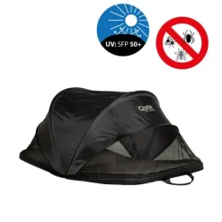 Qute Q-Camp Babytent - Travelcot Black / Desert><noscript><img width=