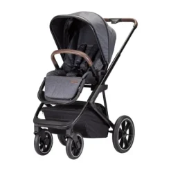 Qute Q-Rider Kinderwagen Zwart Frame/Steelblue> Wandelwagens|Complete Kinderwagens