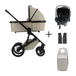 Qute Q-Rider Plus Kinderwagen - Denim Blue | Kidsriver Curve Autostoel - Black><noscript><img width=